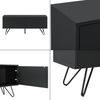 Sideboard Bollebygd 46,5x110x30cm Schwarz en. casa Bild 5