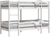 vidaXL Etagenbett Weiß 90x190 cm Massivholz Kiefer 3284222 Bild 4
