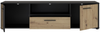 CARDIGAN TV-Unterschrank, Dekor M624 Black (Z12), Artisan Oak (D/78) Bild 4