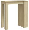 Bartisch mit Regal Sonoma-Eiche 102 x 50 x 103,5 cm Spanplatte [809470] Bild 2