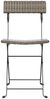 vidaXL Bistrostühle 8 Stk. Klappbar Grau Poly Rattan und Stahl 3152120 Bild 4
