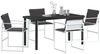 vidaXL Garten Essgruppe 5 pcs Weiß 140 x 70 x 73 cm 3379339 Bild 3