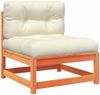 vidaXL 5-tlg. Garten-Sofagarnitur mit Kissen Wachsbraun Kiefernholz 3299276 Bild 5