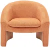 Vente-unique - OSSANA Sessel Stoff Rot - B 74 cm x H 74 cm x L 83 cm Bild 3