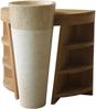 Waschbeckenunterschrank Laxa aus Teakholz - Breite vom Unterschrank: 90 cm Bild 2
