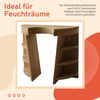 Waschbeckenunterschrank Laxa aus Teakholz - Breite vom Unterschrank: 90 cm Bild 5