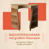 Waschbeckenunterschrank Laxa aus Teakholz - Breite vom Unterschrank: 90 cm Bild 4