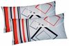 Heubergshop Kissenbezug, (2 Stück), 2er Set 40x80cm Karos Modern Gestreift 100% Baumwolle (305/6 Karo) Bild 4