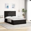 vidaXL Ottoman-Bett mit Matratzen Schwarz 140x200 cm Samt 3313621 Bild 3