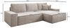 Luxusbetten24 Schlafsofa Designer Sofa Lunaro in Cord, mit Stauraum und Schlaffunktion Bild 2