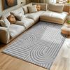 SIMPEX24 Designteppich Skandinavischer Boho, Rechteckig, Höhe: 8 mm, Teppich Wohnzimmer, Schlafzimmer, Gästezimmer Bild 5