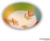 Lustige Deckenschale Rainbow Rabbit Motiv bringt gute Laune ins Kinderzimmer! Bild 2