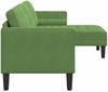 vidaXL Sofa Set mit Kissen Hellgrün Polyester 42001928 Bild 5