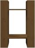 Bücherregal | Standregal Honigbraun 41x35x57 cm Massivholz Kiefer Bild 3