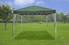 Pavillon STEFAN 3x3m Grün Polyester | Campingpavillon Festivalpavillon Gartenpavillon Bild 3