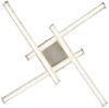 LED Deckenleuchte, chrom, Kristalle, verstellbar, L 50 cm Bild 4