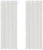 vidaXL Voile Vorhänge mit Ösen 2 Stk. Weiß 4102153 Bild 2