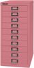 Bisley MultiDrawer™, 29er Serie, DIN A4, 10 Schubladen, Farbe pink Bild 2