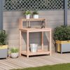 vidaXL Pflanztisch mit Ablagen 82,5x50x109,5 cm Massivholz Douglasie 832410 Bild 3