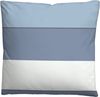 biberna Mako-Satin Bettwäsche 0615210 BLOCKSTREIFEN, taubenblau, 1x 155x220 cm + 1x 80x80 cm Bild 2