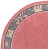 Nepal Teppich rund - 197 x 197 cm - fuchsia Bild 3