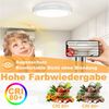 FIVMEN LED Deckenleuchte LED Rund Deckenlampe mit Fernbedienung RGB Farbwechsel, Sternenhimmel LED Deckenleuchten für Schlafzimmer Küche Bild 4