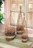 3er Set Pflanzkorb Blumenkorb Blumentopf Pflanzentopf Korb Übertopf Blumenkübel Bild 2