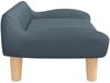 vidaXL Hundebett, Stoff, Dunkelgrau, 24 x 40 x 70 cm Bild 4