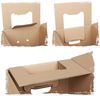 KK Verpackungen Aufbewahrungsbox (Spar-Set, 80 St, 80er-Set), Bücherkartons Umzugskartons Ordnerkartons Braun Bild 4