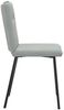 vidaXL Esszimmerstühle 4 Stk. Hellgrau Samt 3315309 Bild 5