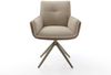 Drehstuhl Nela-Flex Materialmix Schlamm Kreuzgestell breit Effektfinish Titan 360° drehbar Bild 2