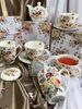 DUO FLORAL Becher 380 ml ZAHRA mit Teesieb, New Bone China Porzellan Bild 5
