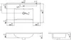 Vente-unique - ZEVARA Bathroom furniture set Holz, Platte Schwarz - B 46 cm x H 57 cm x L 80 cm Bild 5