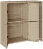 vidaXL Aufbewahrungsschrank mit Regal Beige 100 x 36 x 102 cm Rattan 4103824 Bild 4