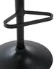 Vente-unique - DORALIZ Barhocker Samt Schwarz - B 52 cm x H 105 cm87 cm x L 54 cm Bild 5