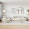 vidaXL Sofa Set 2 pcs Creme 198 x 78 x 80 cm Samt 3407602 Bild 3