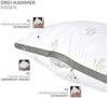 SEI Design Kopfkissen Drei-Kammerkissen Classica Soft 3D 40x80 SWAN Schlafkissen, Füllung: Airdream micro, Bezug: Microfaser, Rückenschläfer, Seitenschläfer, Bauchschläfer, Alternative zu Daunen Bild 3