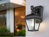 LED Außenwandleuchte kleine Landhausstil Hängelaterne, Höhe 27,5cm Bild 5