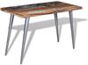 vidaXL Esstisch Altholz Massiv 120x60x76 cm 244242 Bild 2