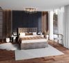 FDM Polsterbett Elegant - Stauraum & modernes Design 120x200 140x200 160x200 180x200cm (MADE IN EU - mit hochwertigem Velours Bezug, Bettrahmen, Bett, Optional mit Matratze bestellbar, Mit großem Kopfteil für Komfort - Bettkasten mit Hubrahmen), Metall... Bild 3