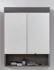 Bad Spiegelschrank Runner grau 2-türig Sardegna Rauchsilber 60 cm Bild 3