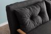 2-Sitzer-Schlafsofa, 'Sando ', 78 x 78 x 133, Dunkelgrau Bild 4