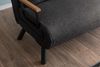 2-Sitzer-Schlafsofa, 'Sando ', 78 x 78 x 133, Dunkelgrau Bild 3