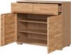 Home affaire Sideboard VETRO in zwei Farben Erhältlich, teilmassiv, 2 Schubladen, 3 Fächer, B/T/H: 100/40/85cm Fronten: Massivholz, Korpus: Melamin, Griffmulden Bild 4