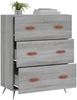 vidaXL Kommode Grau Sonoma 69,5x34x90 cm Holzwerkstoff 827826 Bild 4