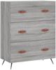 vidaXL Kommode Grau Sonoma 69,5x34x90 cm Holzwerkstoff 827826 Bild 2