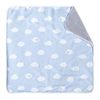 roba Babydecke 'Kleine Wolke' blau 80 x 80 cm - 2-seitig - super weich - warm & flauschig - Baumwolle Bild 2