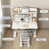Rutaqian Kinderschreibtisch Kinder Schreibtisch Set höhenverstellbar mit Stuhl ergonomisch, Höhenverstellbar, ergonomisch, mit Stauraum, stabil & langlebig Bild 4