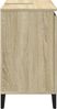vidaXL Badschrank Sonoma-Eiche 65x33x60 cm Holzwerkstoff 847405 Bild 5