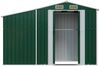 vidaXL Gerätehaus Grün 277x93x179 cm Verzinkter Stahl 364514 Bild 4